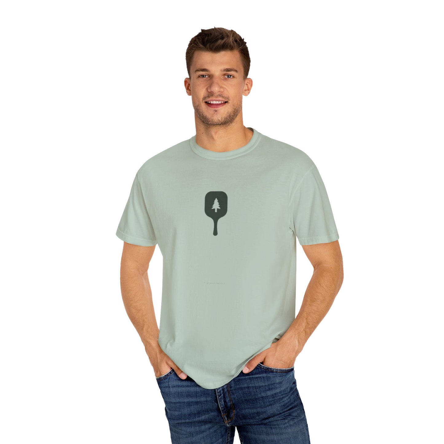Nature-Inspired Unisex Garment-Dyed T-Shirt