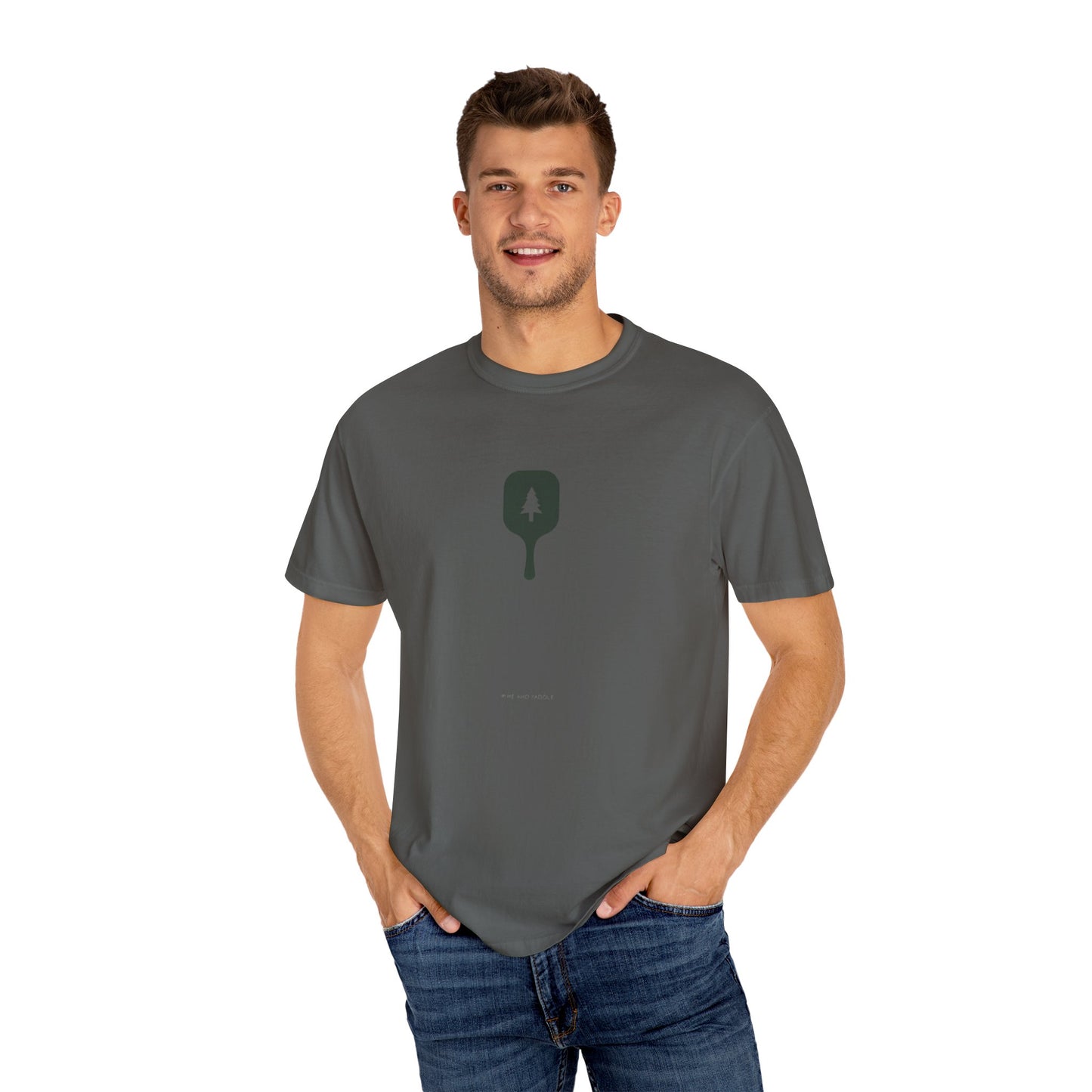 Nature-Inspired Unisex Garment-Dyed T-Shirt